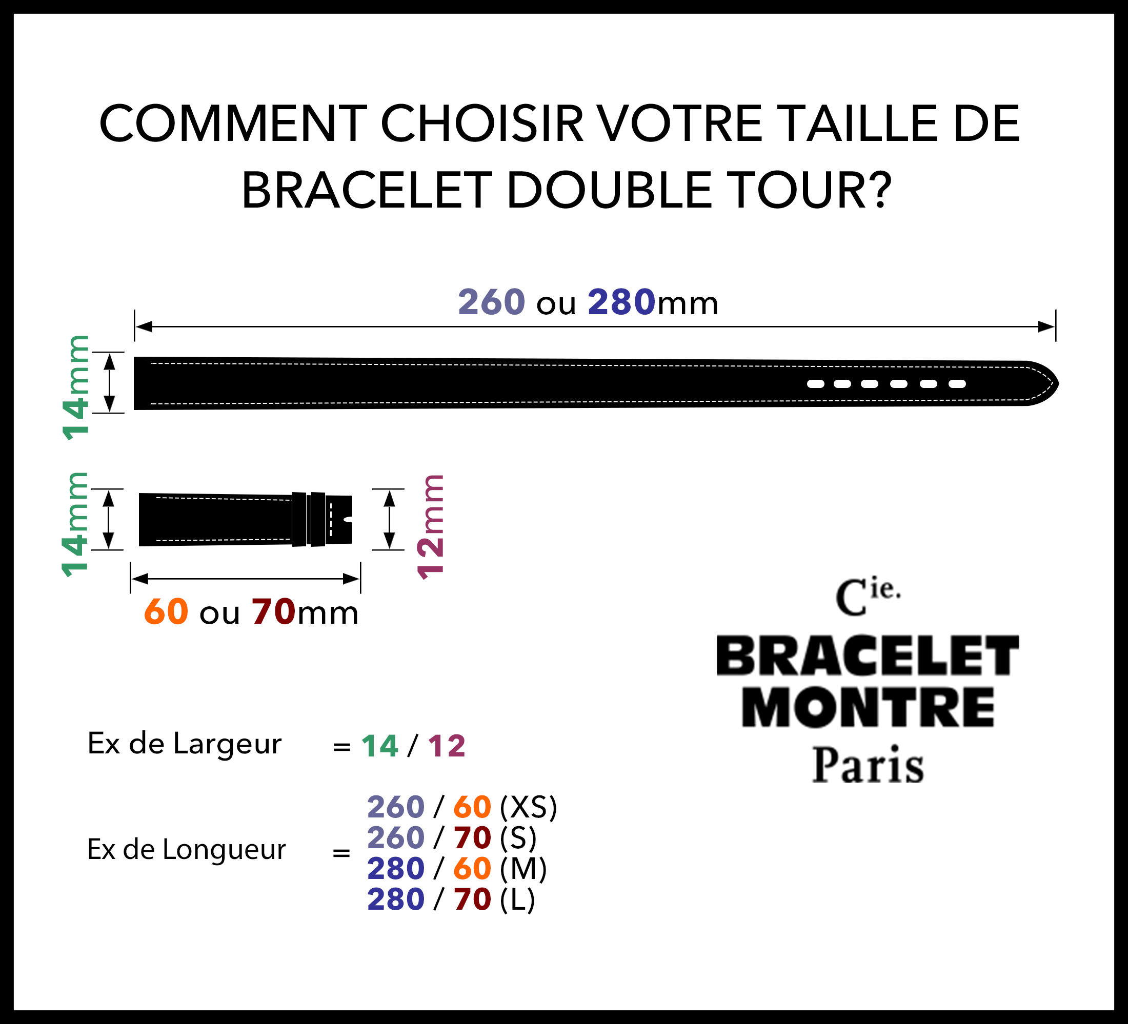 Tutoriel Comment choisir sa taille de bracelet de montre double